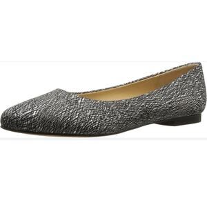 Trotters Women's Estee Ballet Flat, Black/Metallic, Size 7 Womens Slip on Flats